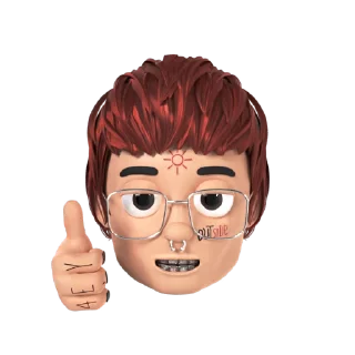 👍 emoji LOVV66 by @wrld_pxh Telegram sticker 1 of 18