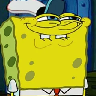 😏 emoji sponge bob 🧽 Telegram sticker 7 of 99
