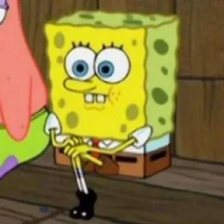 😕 emoji sponge bob 🧽 Telegram sticker 9 of 99