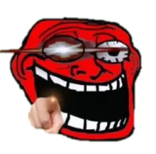 🫵 emoji Trollface meme project by Alex Telegram sticker 16 of 17
