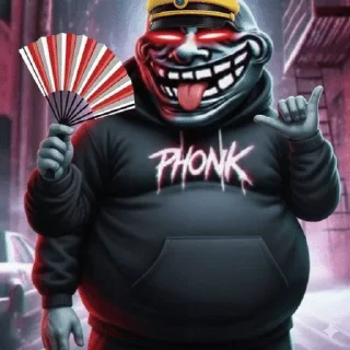 🌟 emoji PHONK TROLLFACE t.me/mad3rator Telegram sticker 6 of 14
