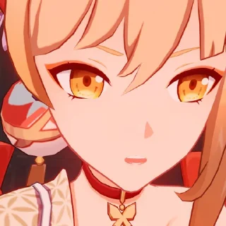 😠 emoji I believe in yoimiya supremacy Telegram sticker 10 of 53