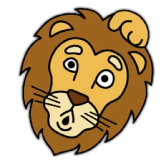 🦁 emoji Lion🦁 Telegram sticker 17 of 24