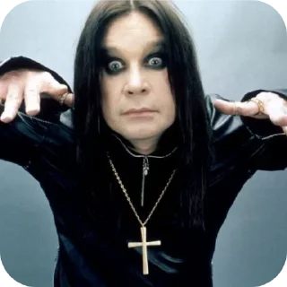 😶 emoji Ozzy Osbourne Telegram sticker 15 of 20