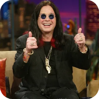 👍 emoji Ozzy Osbourne Telegram sticker 17 of 20