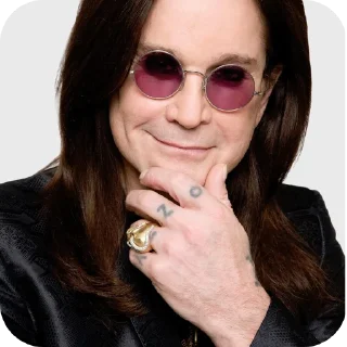 🤔 emoji Ozzy Osbourne Telegram sticker 5 of 20