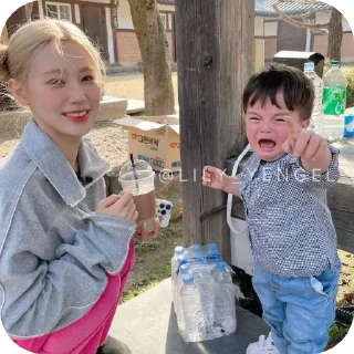 🙂 emoji GIDLE my world Telegram sticker 22 of 26