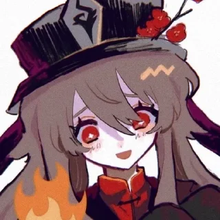 🌟 emoji Hu Tao ♡ Telegram sticker 24 of 50