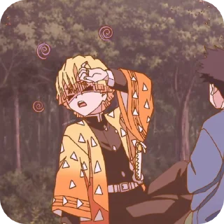 🌟 emoji zenitsu agatsuma~ Telegram sticker 4 of 17