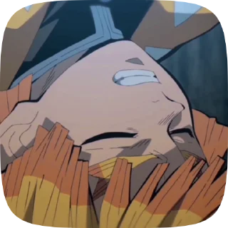 ⚡ emoji ⚡︎zenitsu agatsuma⚡︎ Telegram sticker 20 of 36