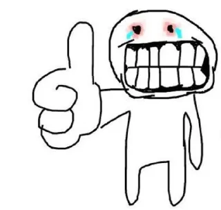 👍 emoji going feral by sheo Telegram sticker 11 of 36
