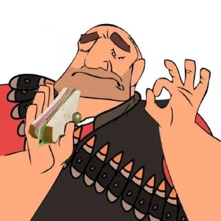 Sticker from Team fortress 2