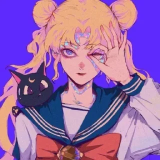 🌙 emoji Мега-пак с Сейлор Мун Telegram sticker 12 of 32