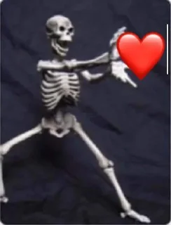 😘 emoji Скелет из Шкафа Telegram sticker 18 of 80