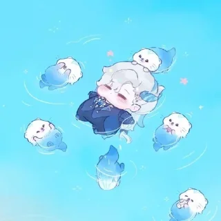🥰 emoji Неви и Ризли: от @jellyfish002 Telegram sticker 17 of 91