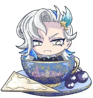 ☹️ emoji Неви и Ризли: от @jellyfish002 Telegram sticker 12 of 91