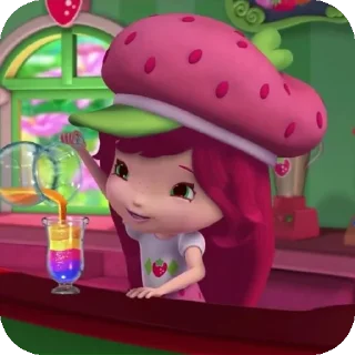 🍹 emoji Strawberry Shortcake Telegram sticker 24 of 47