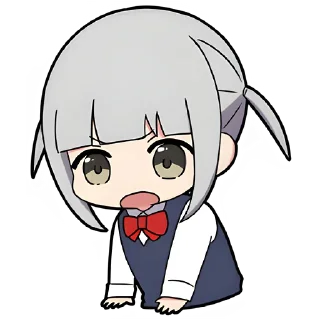 😳 emoji Вежливая-тян @nyasticks Telegram sticker 15 of 41