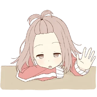 🖐 emoji Немотивированная тян @Nyasticks Telegram sticker 18 of 41