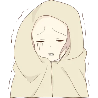 🥶 emoji Немотивированная тян @Nyasticks Telegram sticker 11 of 41