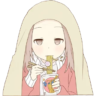 🍜 emoji Немотивированная тян @Nyasticks Telegram sticker 23 of 41