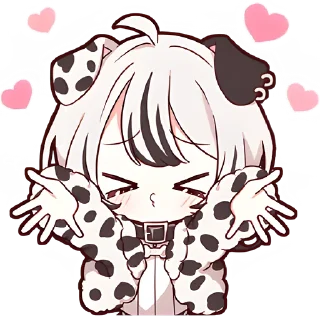 Sticker from Далматинская тян @Nyasticks