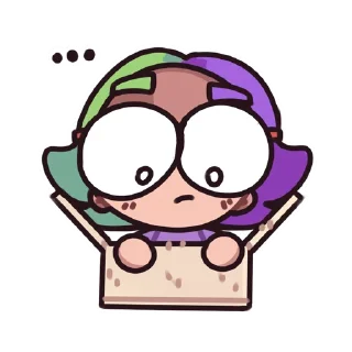😐 emoji крашеный карлик @freshka13 Telegram sticker 14 of 15