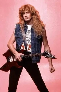 🎸 emoji Dave Mustaine❤️ Telegram sticker 13 of 50