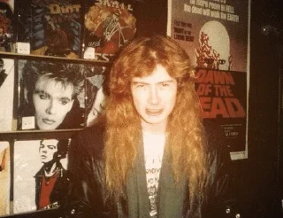 😁 emoji Dave Mustaine❤️ Telegram sticker 19 of 50
