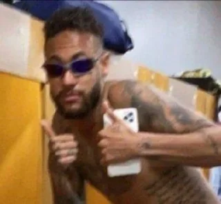 👍 emoji neymar&mbappe Telegram sticker 24 of 41