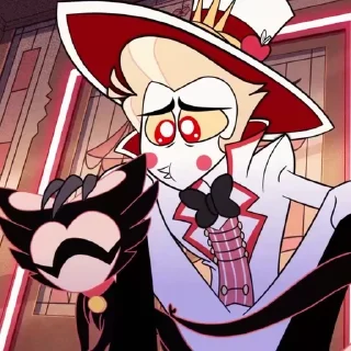 🥺 emoji Lucifer Morningstar | Hazbin H Telegram sticker 17 of 48