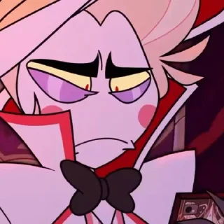 😬 emoji Lucifer Morningstar | Hazbin H Telegram sticker 13 of 48