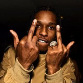 🖕 emoji Hip hop Telegram sticker 8 of 41