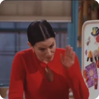 🌟 emoji ˗ˋ monica geller ˊ˗ @pretor1a Telegram sticker 15 of 16