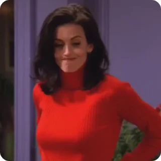 🌟 emoji ˗ˋ monica geller ˊ˗ @pretor1a Telegram sticker 2 of 16