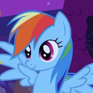 Sticker from Rainbow Dash • @Earth928B