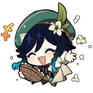 🥳 emoji Венти Telegram sticker 20 of 115