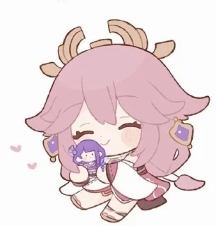 💗 emoji 🌸Яэ Мико💗 Telegram sticker 13 of 60