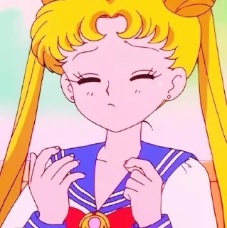🌙 emoji Сейлор Мун! Telegram sticker 2 of 40