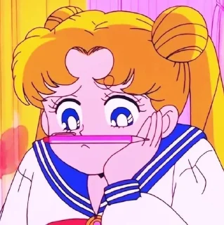 🌙 emoji Сейлор Мун! Telegram sticker 6 of 40