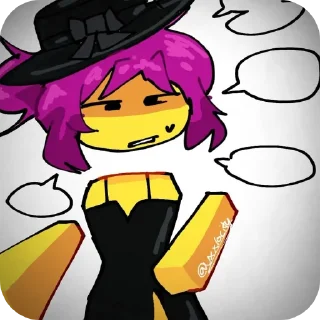 🎩 emoji джейн доу Telegram sticker 6 of 15