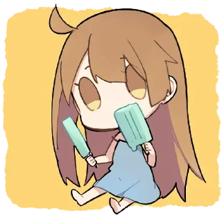 🤤 emoji Летняя–тян @nyasticks Telegram sticker 8 of 41