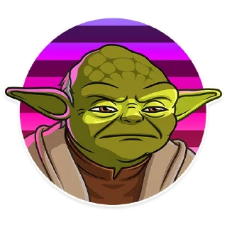 😑 emoji Master Yoda Telegram sticker 16 of 25