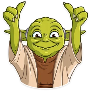 Master Yoda sticker preview 3