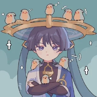 😠 emoji Аниме топ✨ Telegram sticker 8 of 120