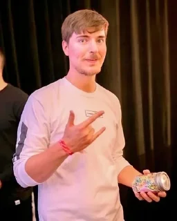 🤟 emoji Mrbeast😋💓 Telegram sticker 8 of 44