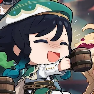 🌟 emoji Венти 💋 Telegram sticker 5 of 32