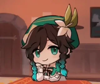 🍷 emoji Венти Telegram sticker 24 of 25