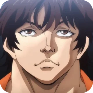 🤔 emoji Baki Hanma ➩ @Earth928B Telegram sticker 20 of 50