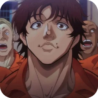 😌 emoji Baki Hanma ➩ @Earth928B Telegram sticker 14 of 50